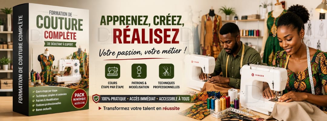 Couture Révélation : 90 Jours pour Apprendre la Couture et Devenir Autonome