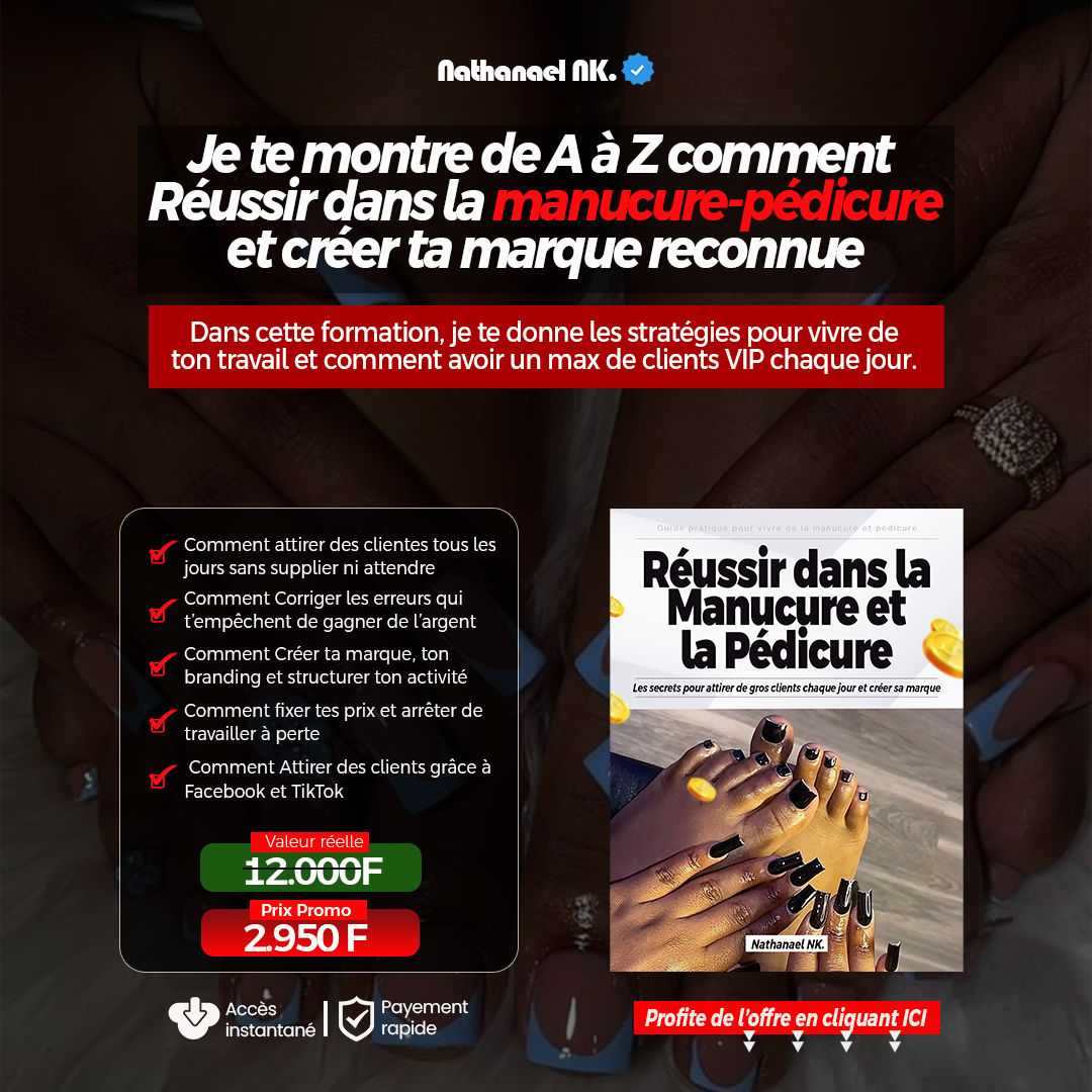 Réussir dans la manucure- pédicure