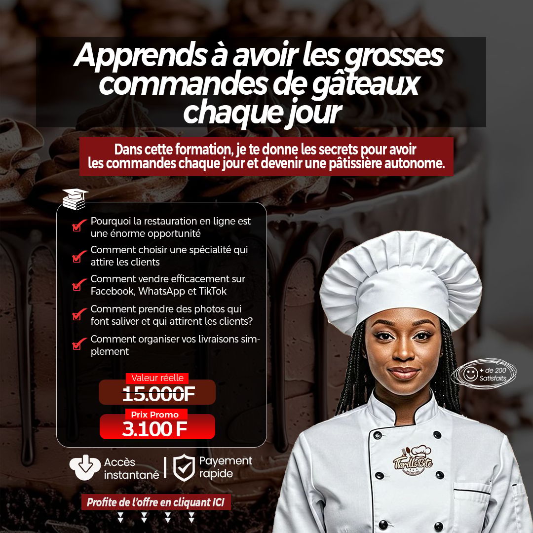 Réussir dans la pâtisserie