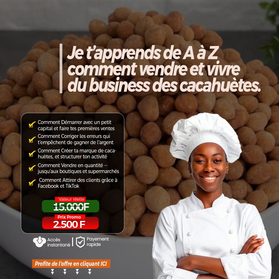 Réussir dans la vente des Cacahuètes
