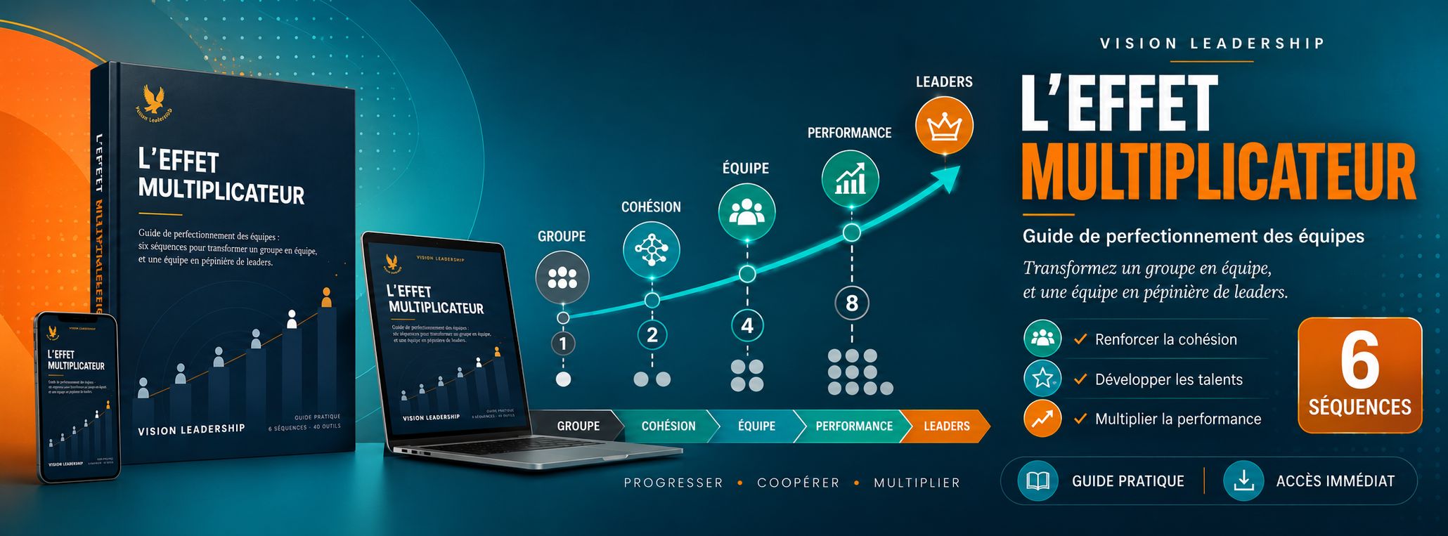 L'Effet Multiplicateur : formez un leader dans votre équipe en 90 jours + 5 bonus offerts