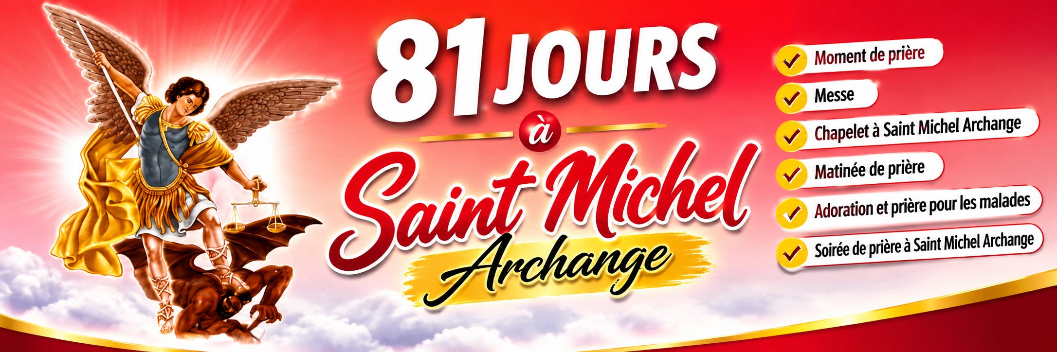 81 JOURS DE PRIÈRE PUISSANTE AVEC SAINT MICHEL ARCHANGE
