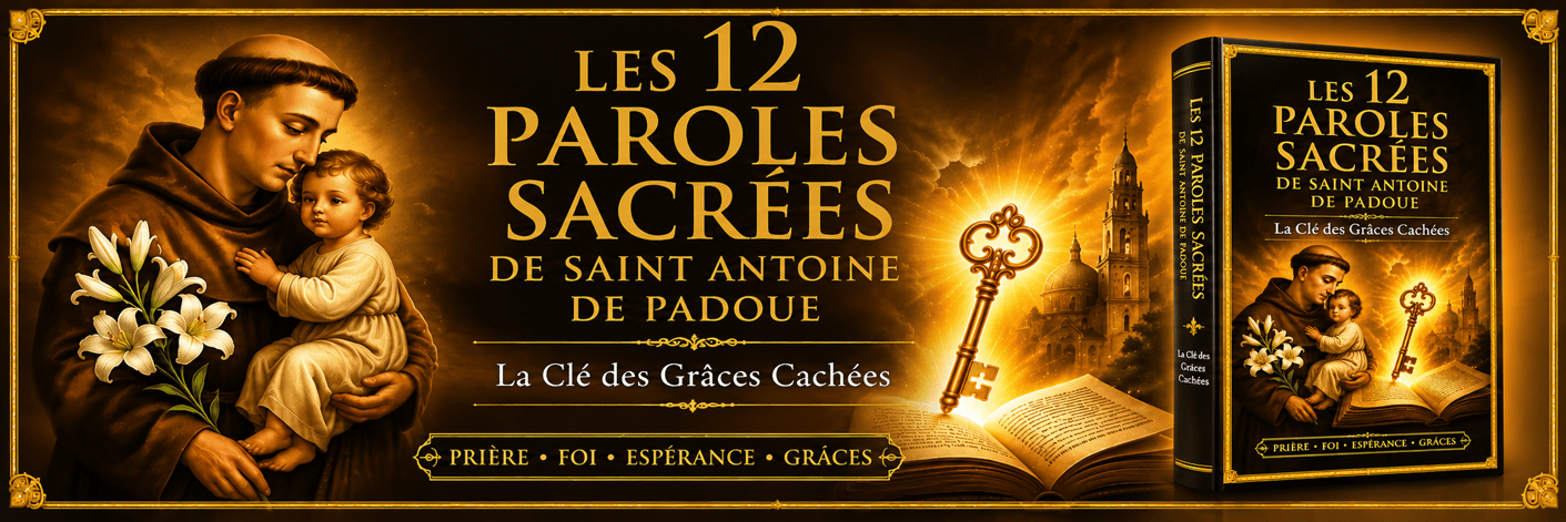 LES 12 PAROLES SACRÉES DE SAINT ANTOINE DE PADOUE