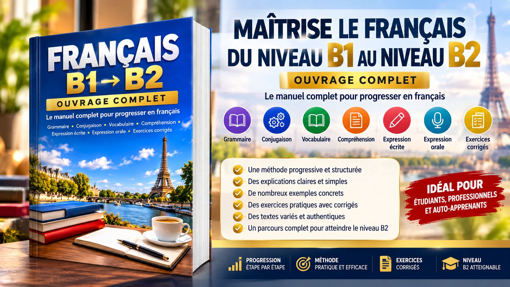 Manuel de Français niveau B1 - B2