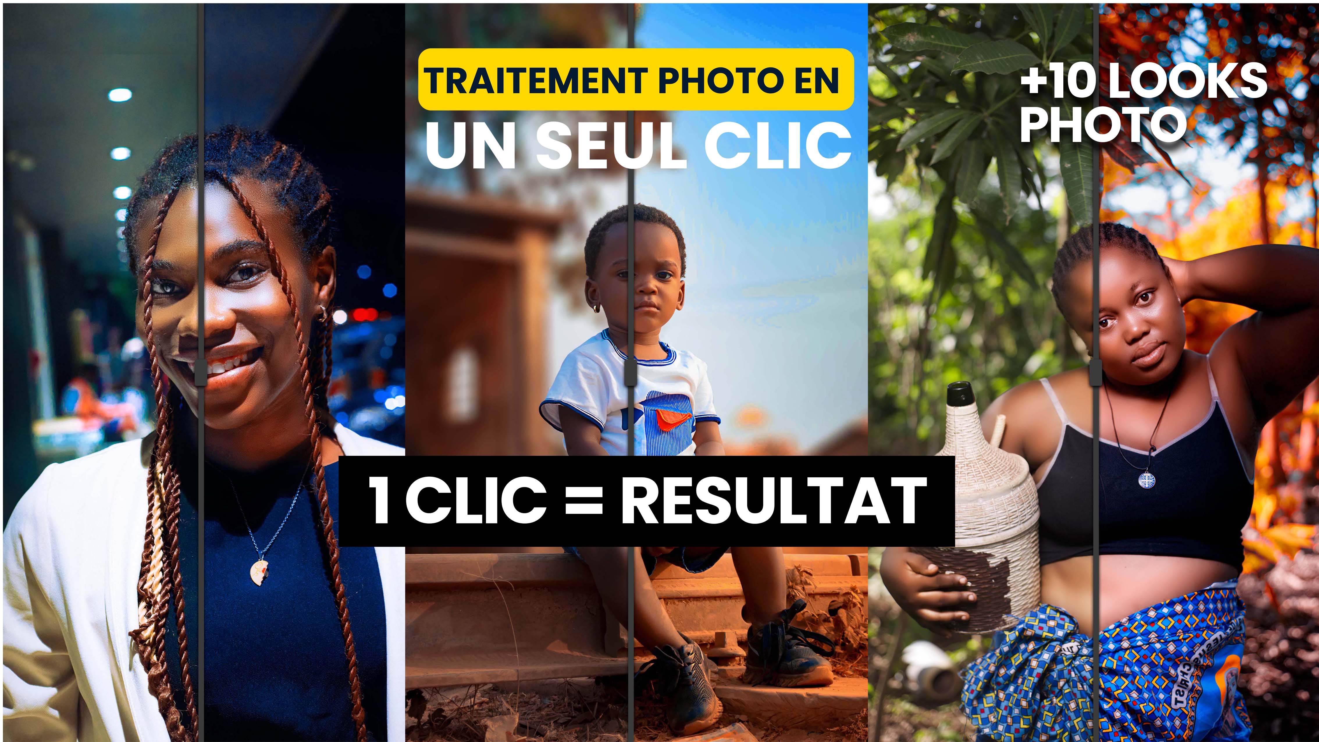TRAITEMENT PHOTO EN UN SEUL CLIC