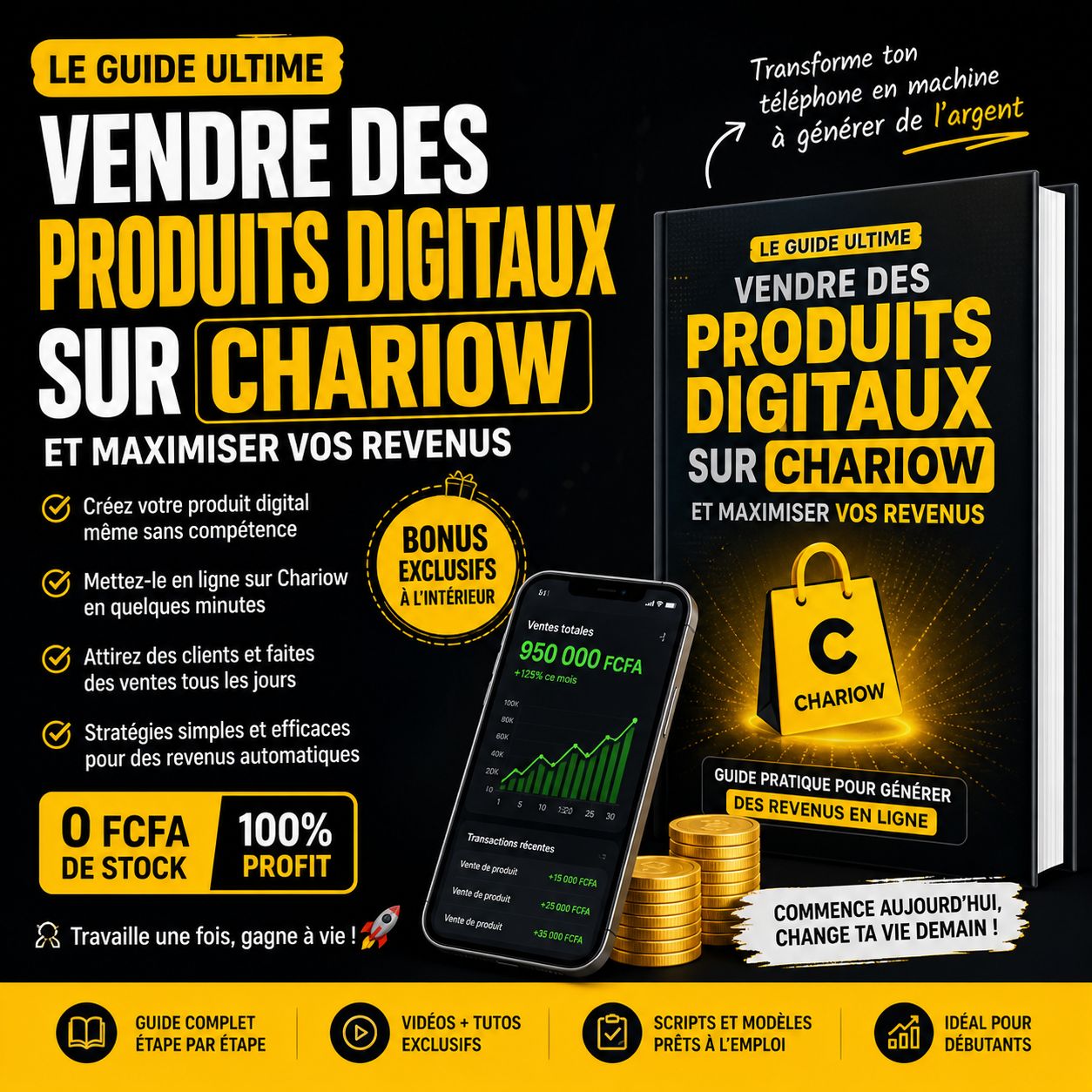Guide Ultime : Créer et Vendre des Produits Digitaux sur Chariow