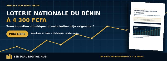 LNB à 4 300 FCFA — Transformation digitale ou valorisation déjà exigeante ?