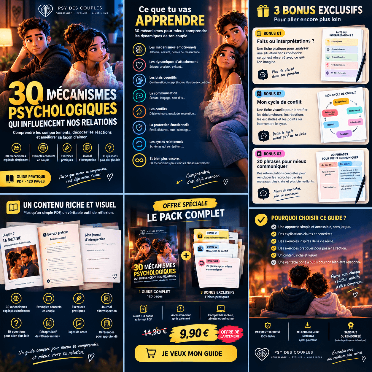 30 MÉCANISMES PSYCHOLOGIQUES QUI INFLUENCENT NOS RELATIONS
