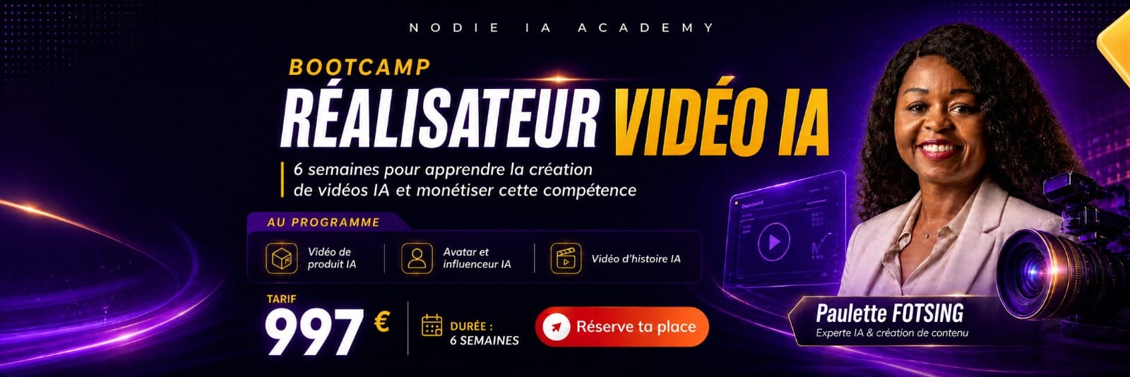 Pack réalisateur vidéo IA - (1 fois)