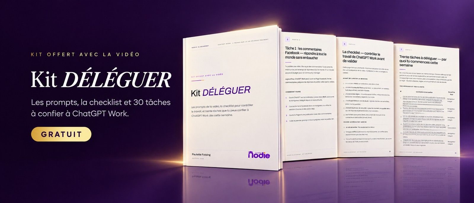 Kit DÉLÉGUER : les prompts pour confier du vrai travail à ChatGPT Work