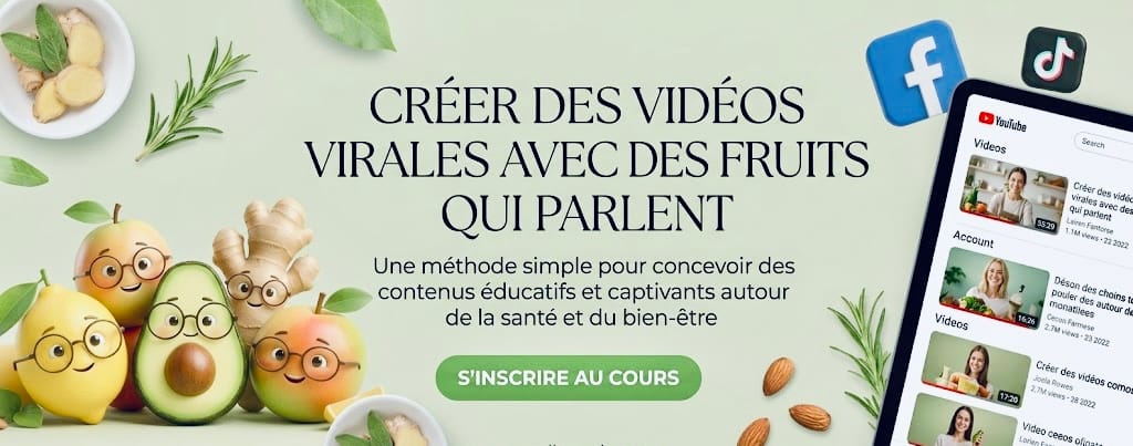 Créer des vidéos virales avec des fruits qui parlent