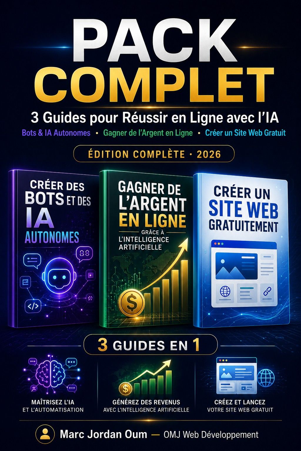 Pack complet 3 Guides