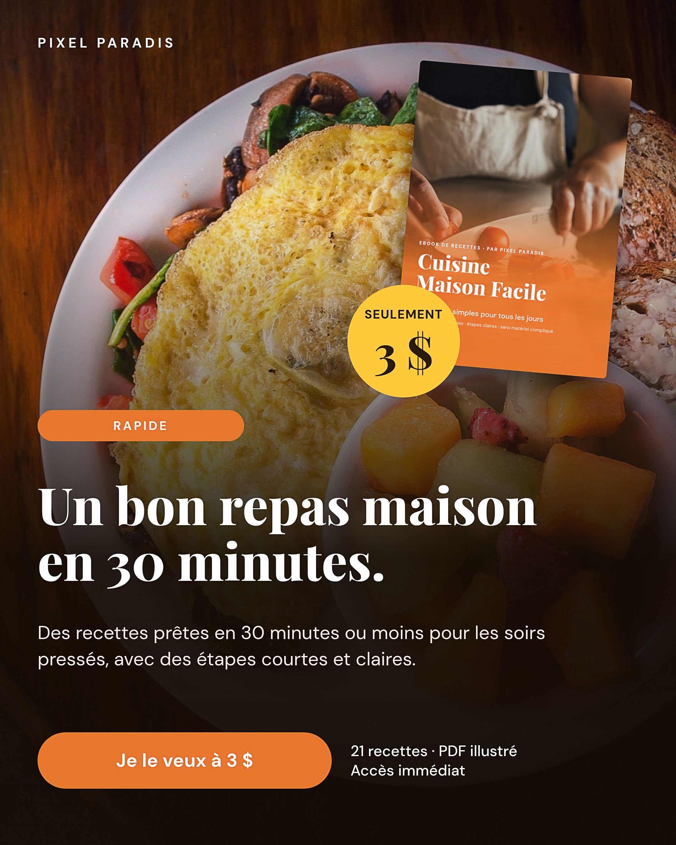 🫕Cuisine Maison Facile – 21 recettes du quotidien🍽️