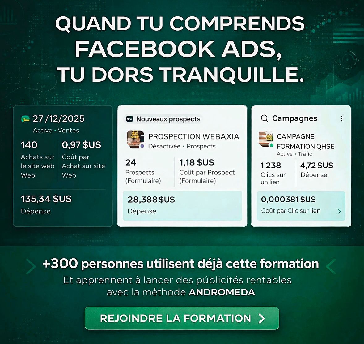 FORMATION META ADS📊🎉Voici la méthode en 3 étapes pour générer des revenus avec Meta ADS