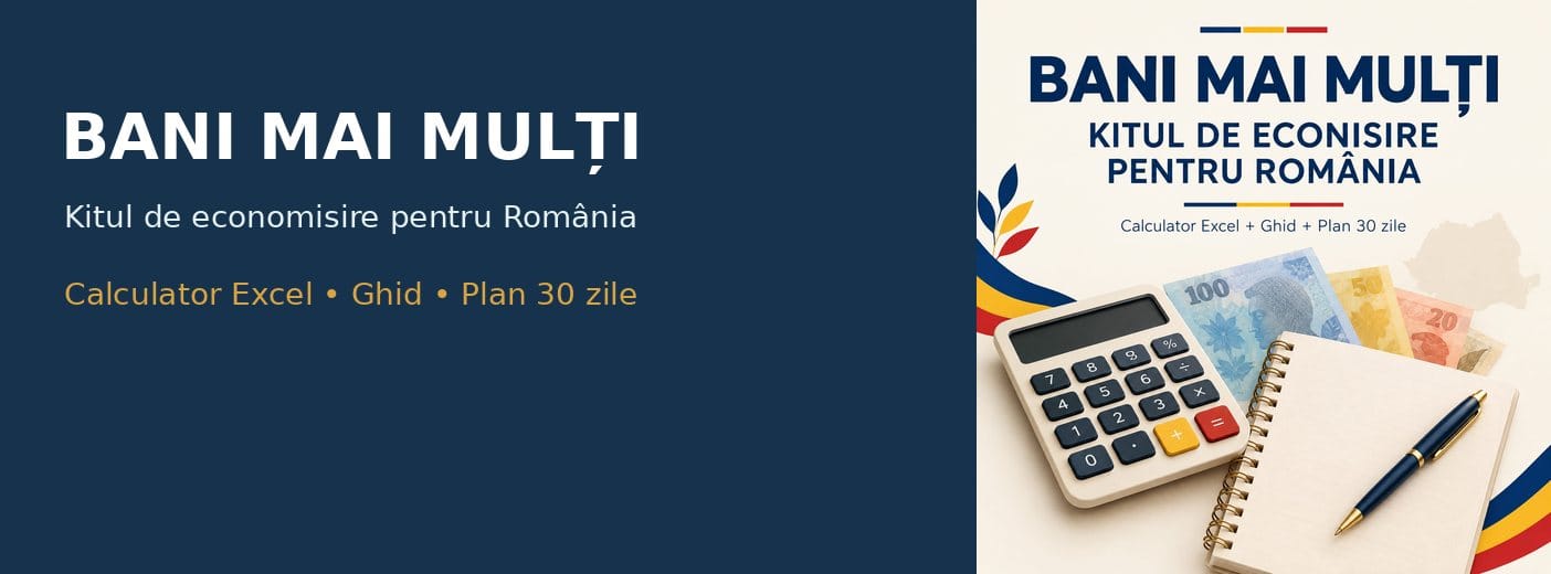 BANI MAI MULȚI — KITUL DE ECONISIRE PENTRU ROMÂNIA