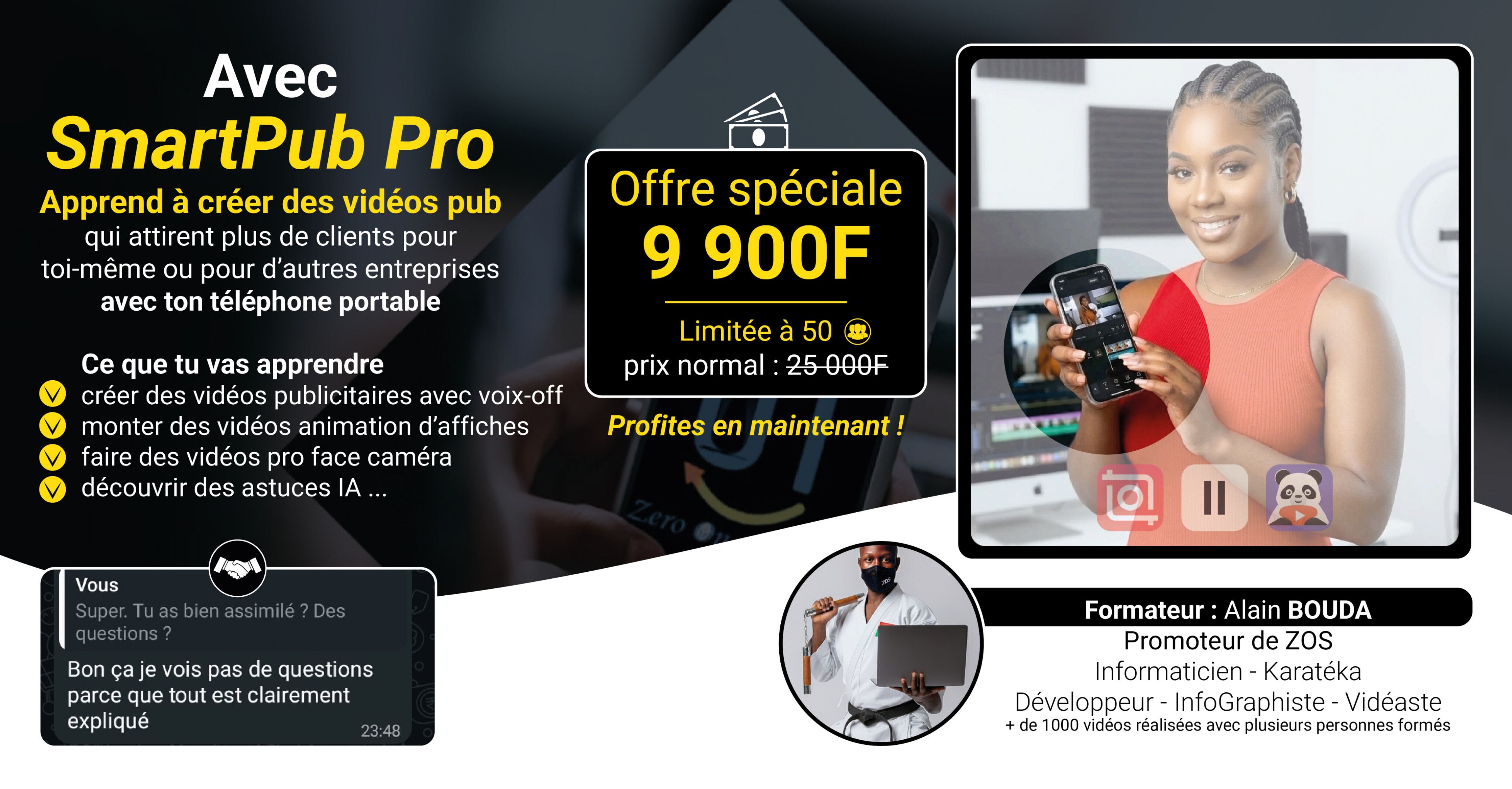 SmartPub Pro - Attirez plus de clients avec des vidéos créées avec votre smartphone