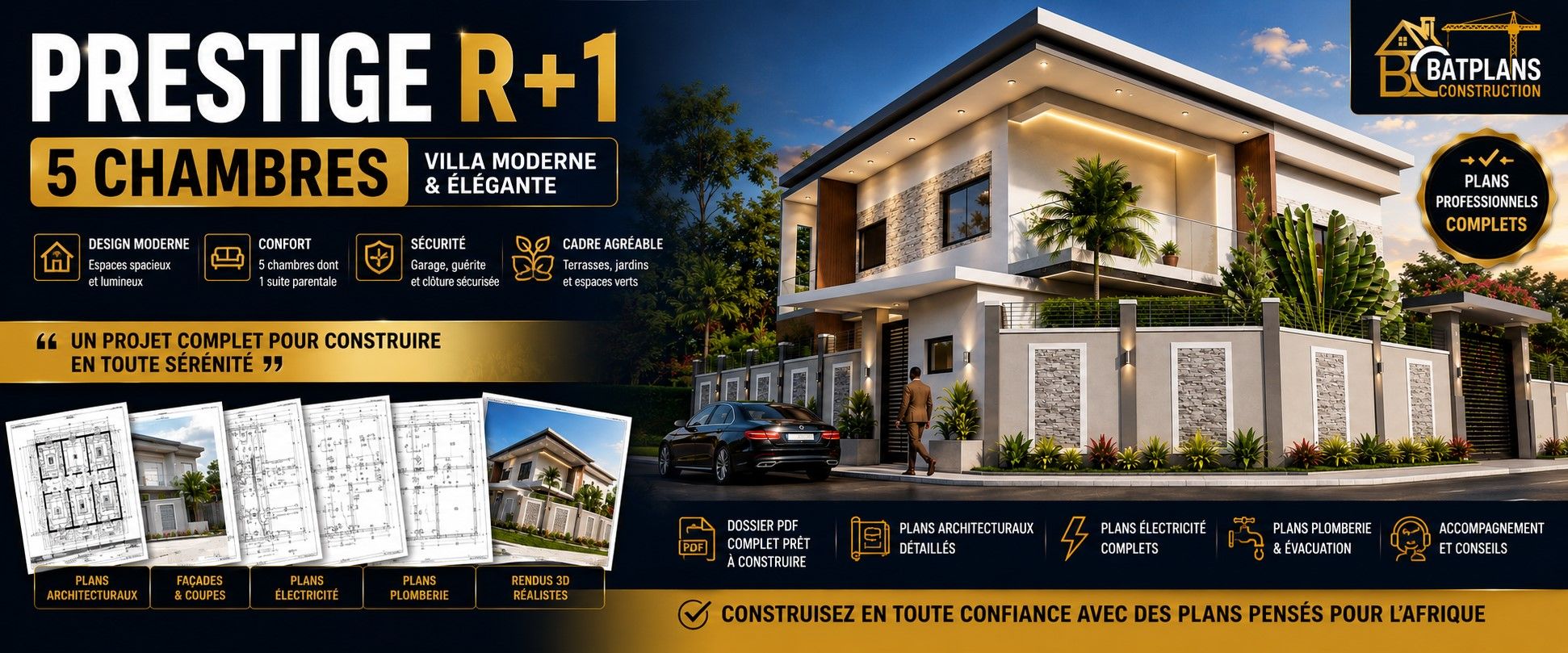 Prestige R+1 5 Chambres