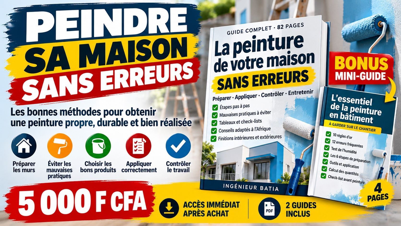 Réussir la peinture de sa maison