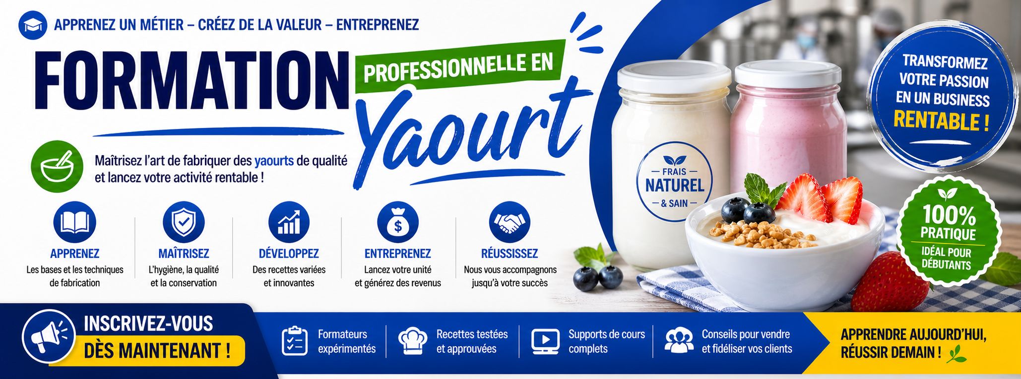 " Formation professionnelle en Yaourt "