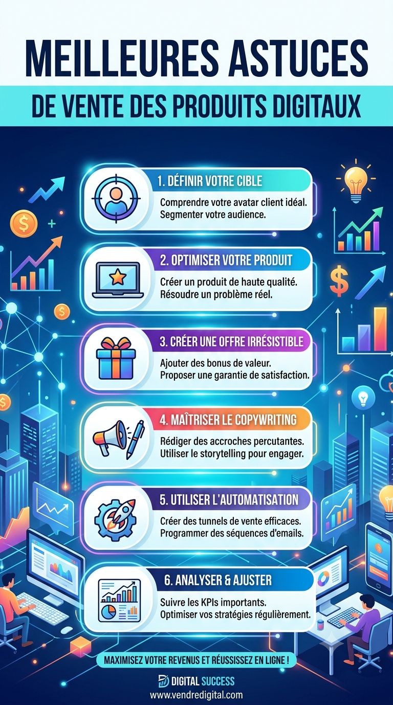 Formation en vente des produits digitaux