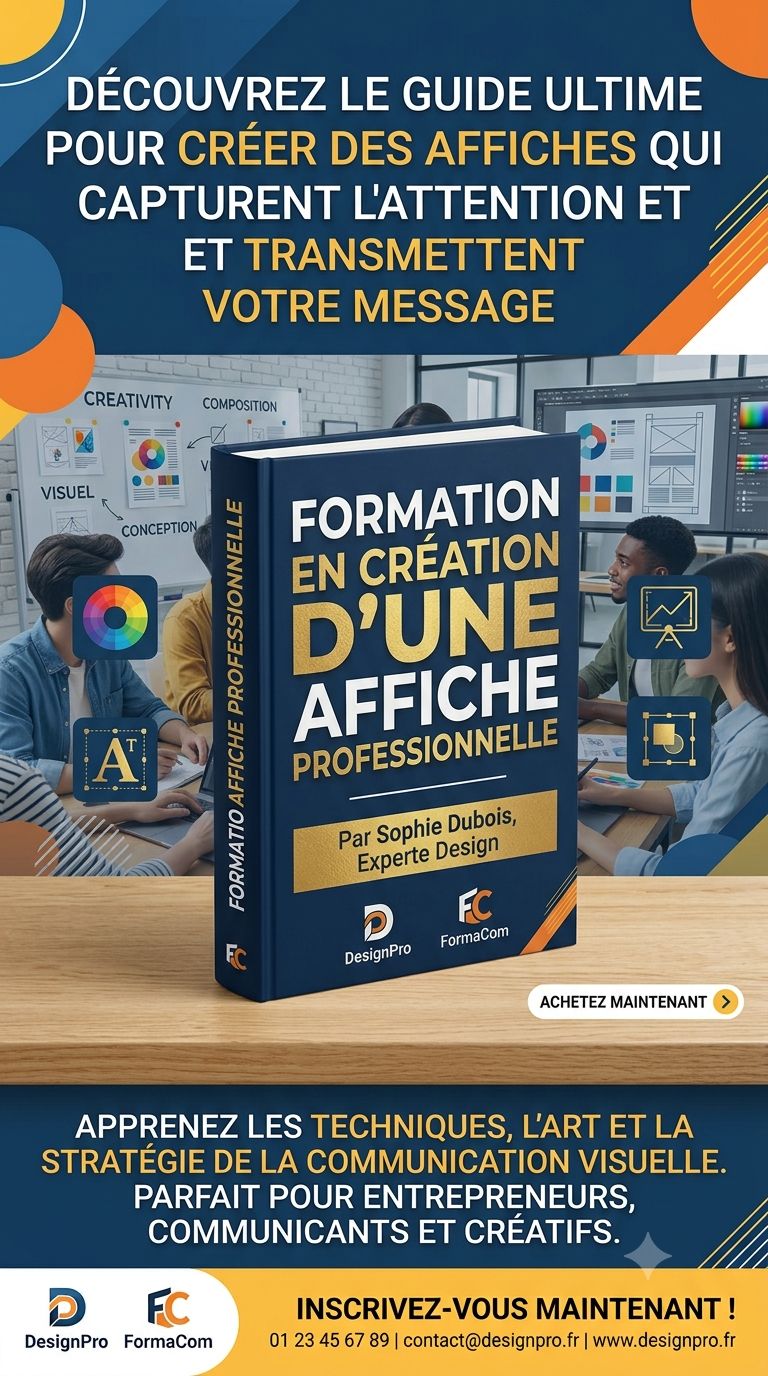 Formation en création d'une affiche professionnelle