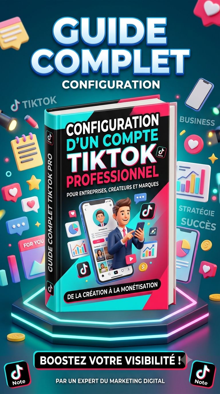 Guide complet configuration d'un compte tiktok professionnel