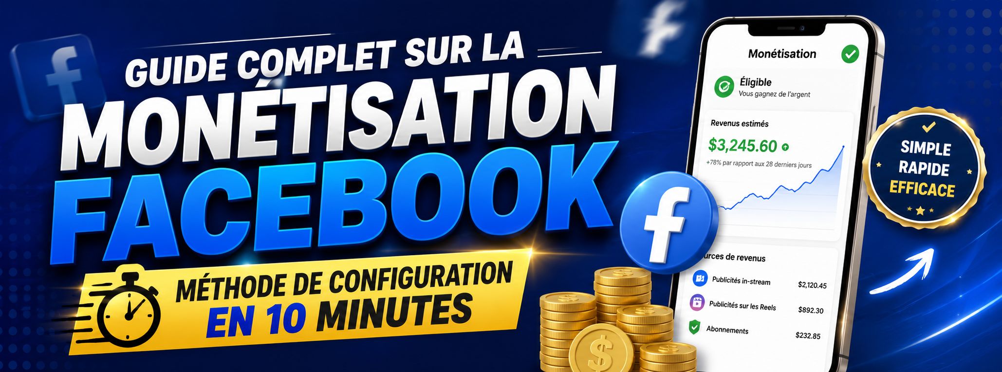 GUIDE COMPLET DE LA MONÉTISATION FACEBOOK